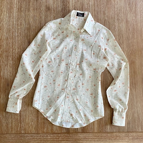 Vintage Women’s Tucci Silk Button Down Blouse - Picture 1 of 12